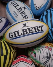Gilbert Rugby Training Balls Bulk Packs x 20, 10 + Singles Size 3 4 5 Overprint