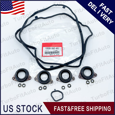#ad OEM Valve Cover Gasket Kit FULL SEAL SET for Honda Accord 2.4L CR V TLX $16.71