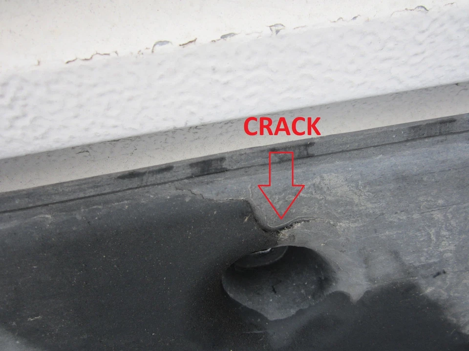 Protector contra salpicaduras debajo de la cubierta de la carrocería nn801148 BMW 745Li 760Li 2002 2003 2004 2005 Foto 3 de 4