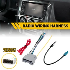 Car Radio Stereo Dash Kit Wire Harness Antenna Adapter For 2007-17 Jeep Wrangler