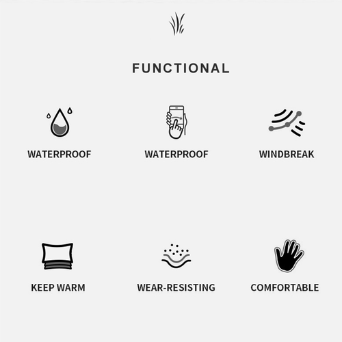 Winter Full Finger Gloves Thermal Touch Screen Gloves Balaclava Full Face Masks - Afbeelding 3 van 22