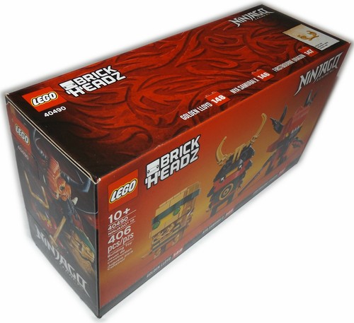 LEGO 40490 BrickHeadz Ninjago 10 Golden Lloyd Nya Samurai X Firstbourne Dragon - Imagen 3 de 4