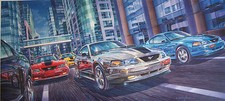 2003 2004 Ford Mustang Mach 1 Cobra Art Svt Racing Shaker Hood Man Cave Irvine
