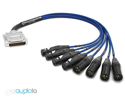 Premium Mogami 3162 Digital DB25 Yamaha | Neutrik Gold XLR Blue 6 ft.