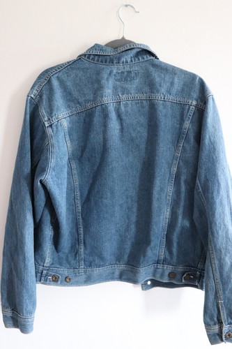 Vintage Unique Denim Jacket, Size XL - Classic Blue Jean, Distressed Look - Picture 10 of 16