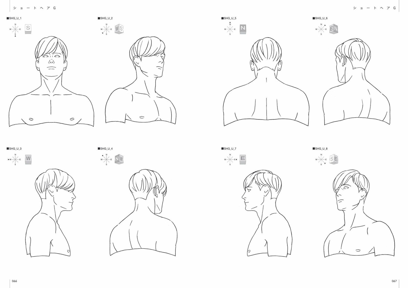 How To Draw Manga Anime Hairstyle Reference Book, JAPAN Art Material