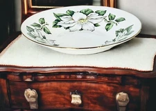 VTG Homer Laughlin COTILLION G3517 Eggshell Georgian White Green Soup Bowl NEW