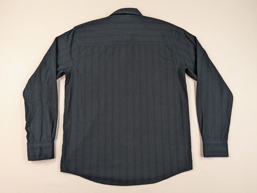 Vintage Y2K Avirex Shirt Adult Medium Black Embroidered Button Up - Picture 9 of 12