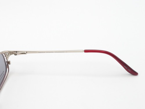 EASYCLIP EC174 EYEGLASS FRAMES W/MAGNETIC CLIP ON SUNGLASSES RED 51-16-135 NEW - Picture 4 of 7
