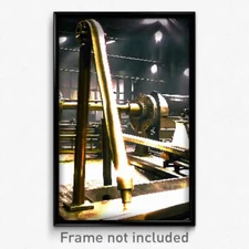 Pixel Art Poster - Metallic Mill (8 Bit Psychedelic Trippy Video Game Print)