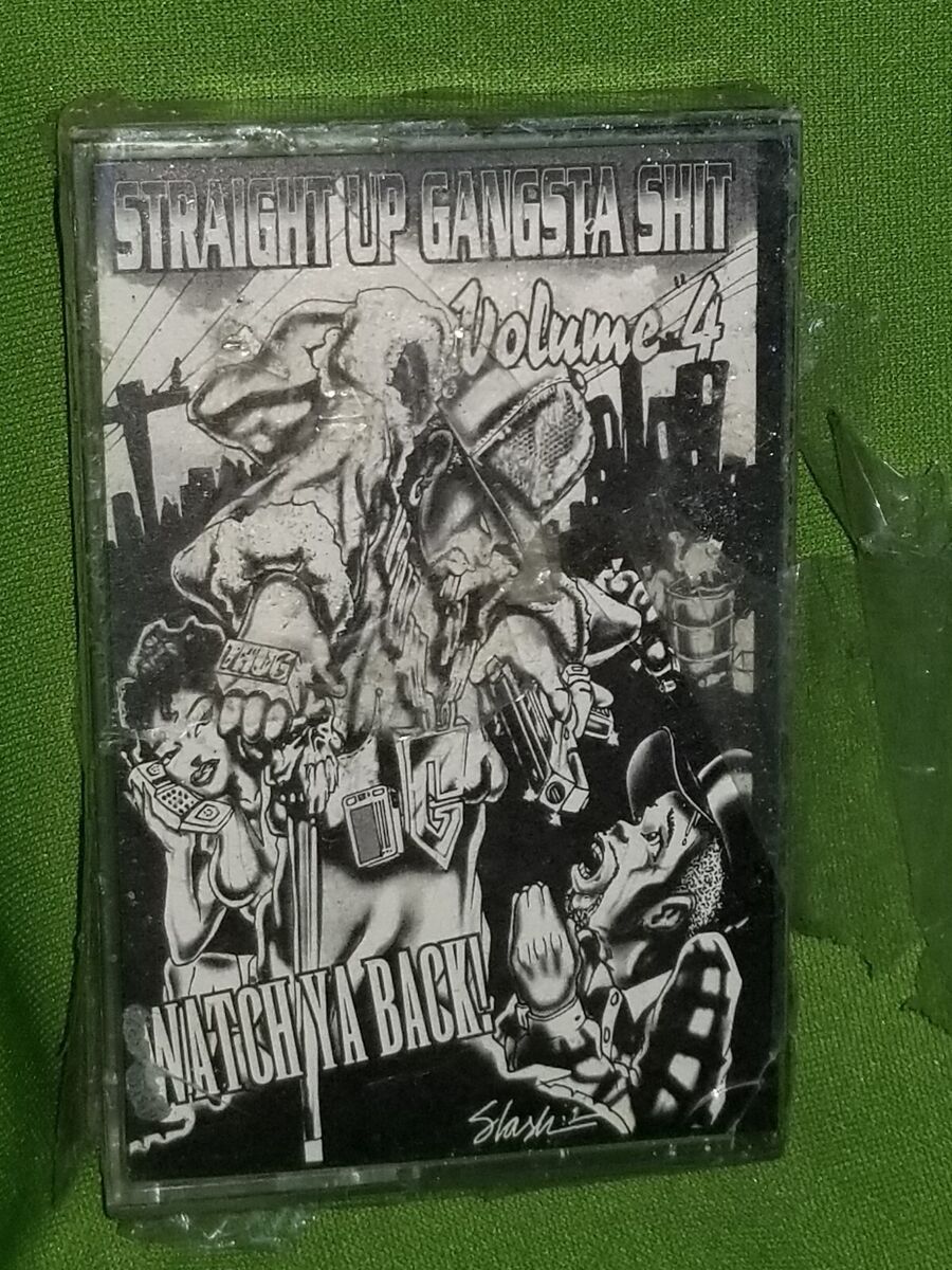 Straight Up Gangsta Shit Volume 4 Sealed Cassette Tape Straight Up Gangsta Shit Volume 4 Sealed Cassette Tape