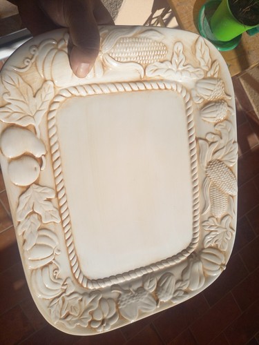 Vassoio in ceramica fatto a Mano - Foto 5 di 6