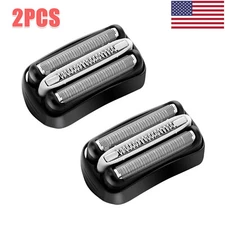2PCS For Braun Shaver Foil Head Part Cutter Razor Blade 32B 3 Series Replacement