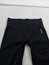 Reebok Legging Pants Women Size Medium Black Compression Fit Full Length