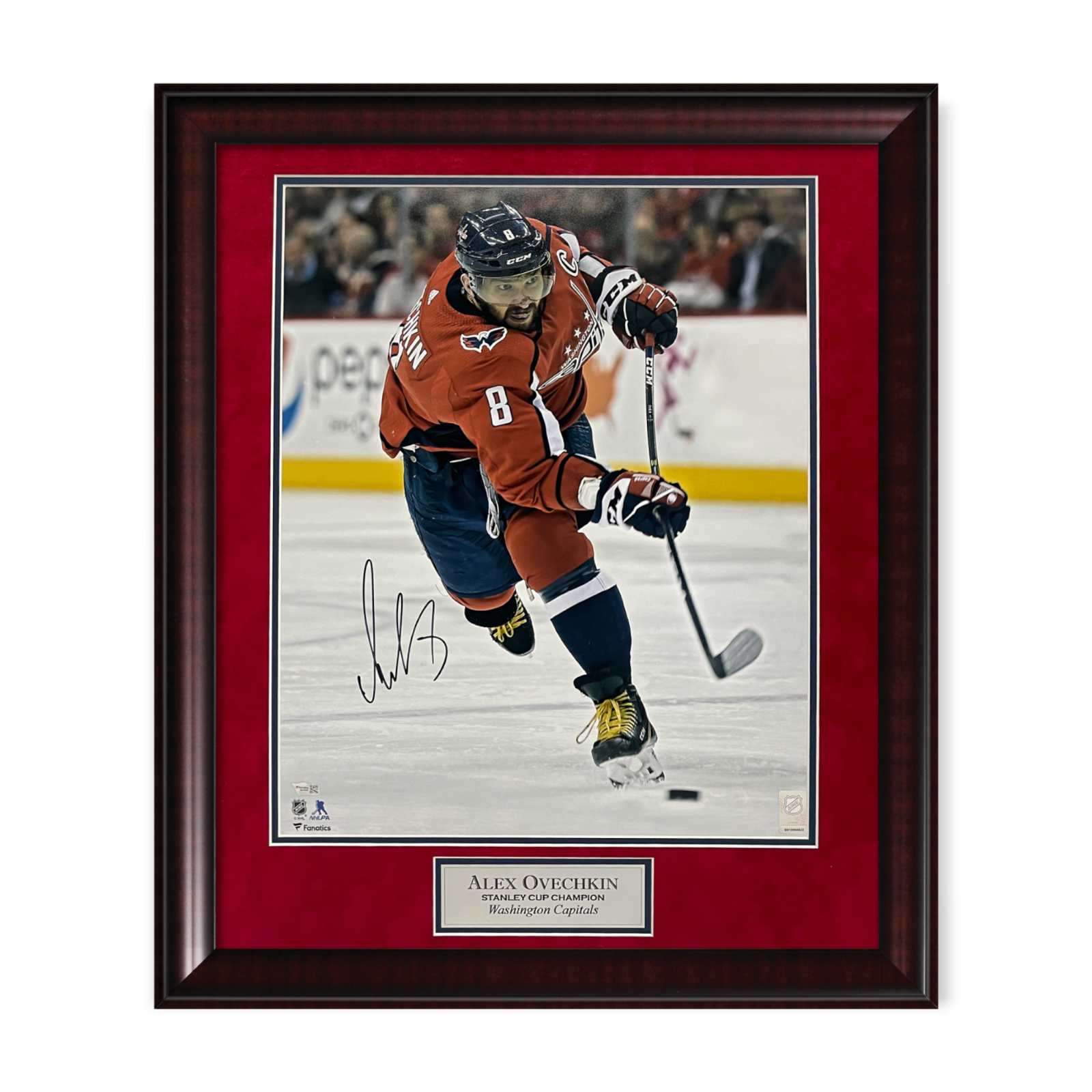 Alex Ovechkin Washington Capitals Autographed Framed Navy