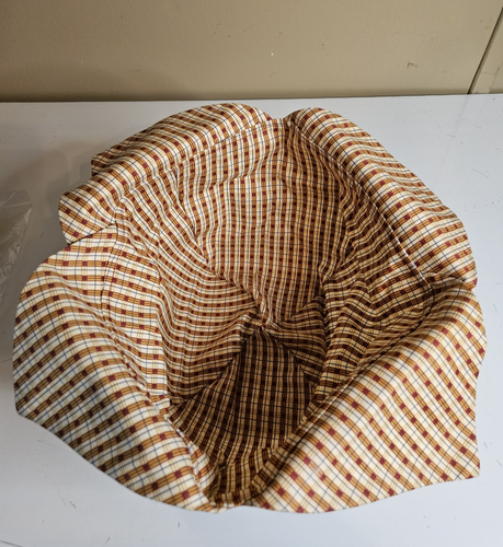 Longaberger Fodera Tessuto Casale Frutteto Plaid 2173396 Rosso Beige - Foto 1 di 8