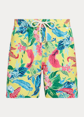 Polo Ralph Lauren Mens Traveler Classic Swim Trunk in  Villa Floral Size XL