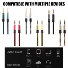 3.5mm to 3.5mm Stereo Sound Cable, 3.5mm 1/8" to 3.5 1/8" TRS Stereo Adapter