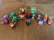 Lot Of 12 Wind Up Toys Hans Tomy Frog Butterfly Ladybug Monkey Penguin Shoes