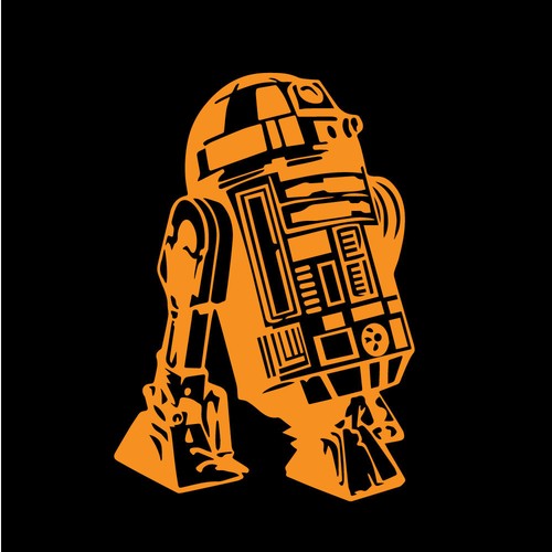 Calcomanía de vinilo 8" R2D2 pegatina ventana coche portátil robot Star Wars Yoda BB8 - Imagen 9 de 24