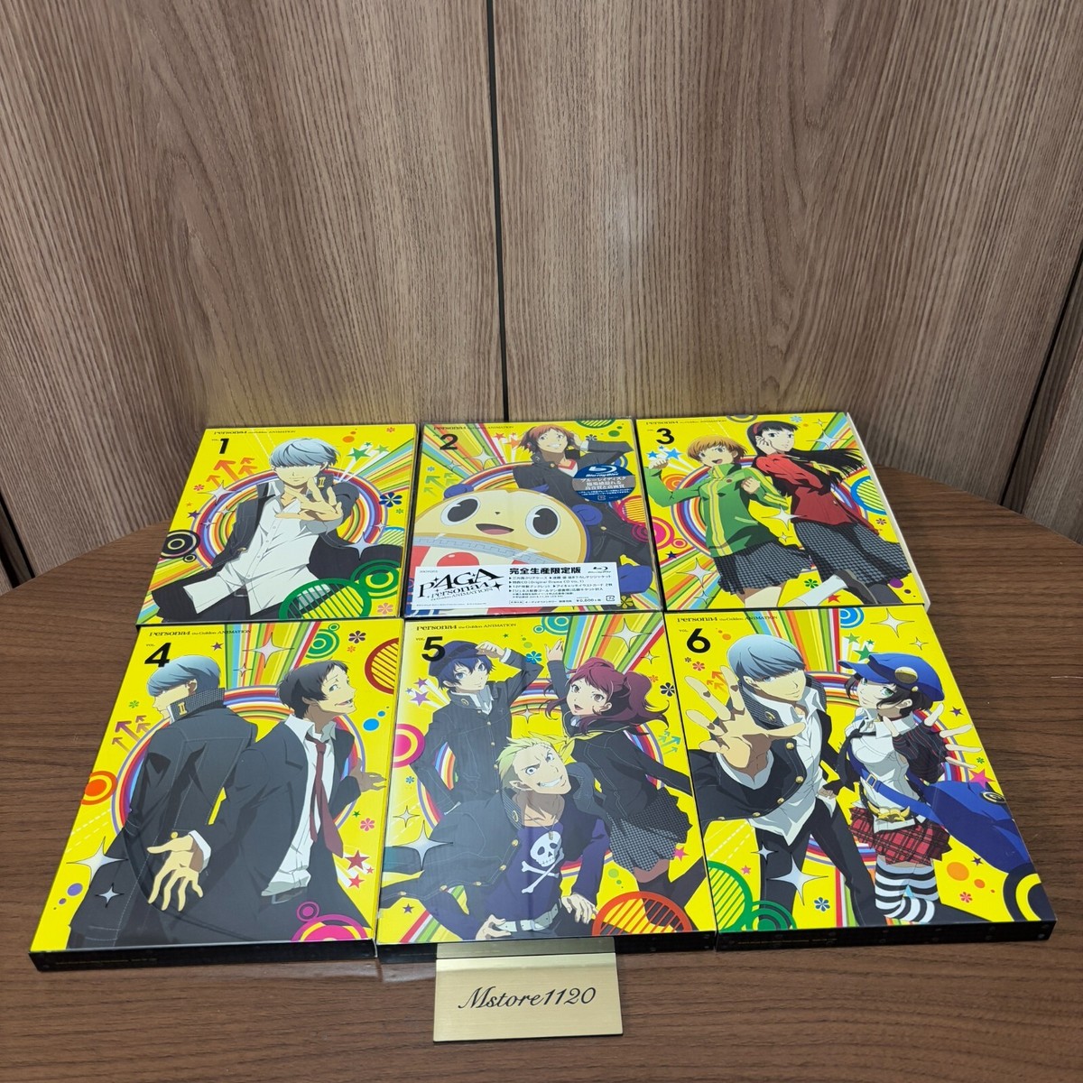 Persona 4 The Golden Animation Complete Blu-ray 6 SET Used