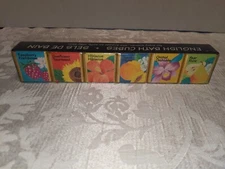 Vintage English Bath Cubes Sels De Bain 90’s Six Floral Scent Assorted Sealed