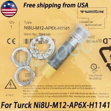 10-30VDC 200mA Inductive Proximity Switch Sensor For Turck Ni8U-M12-AP6X-H1141