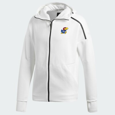 Kansas Jayhawks NCAA Adidas Men's White Z.N.E. Performance Kansas Jayhawks NCAA Adidas Men's White Z.N.E. Performance