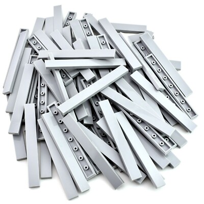 TCM BRICKS Light Bluish Gray 1X8 Tile Smooth Flat x25 Compatible Parts Stone 