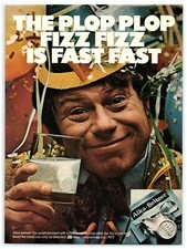 1977 Alka-Seltzer Vintage Print Ad, Plop Fizz Hangover Party Celebration Ad