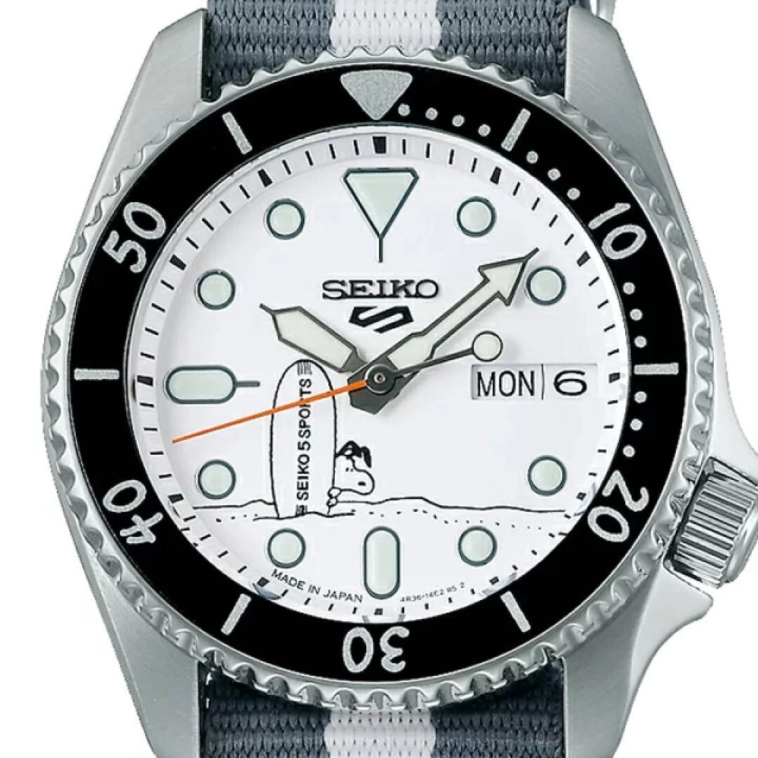 SEIKO 5 Sports 55th Anniversary PEANUTS Collaboration Limited SBSA233 Watch