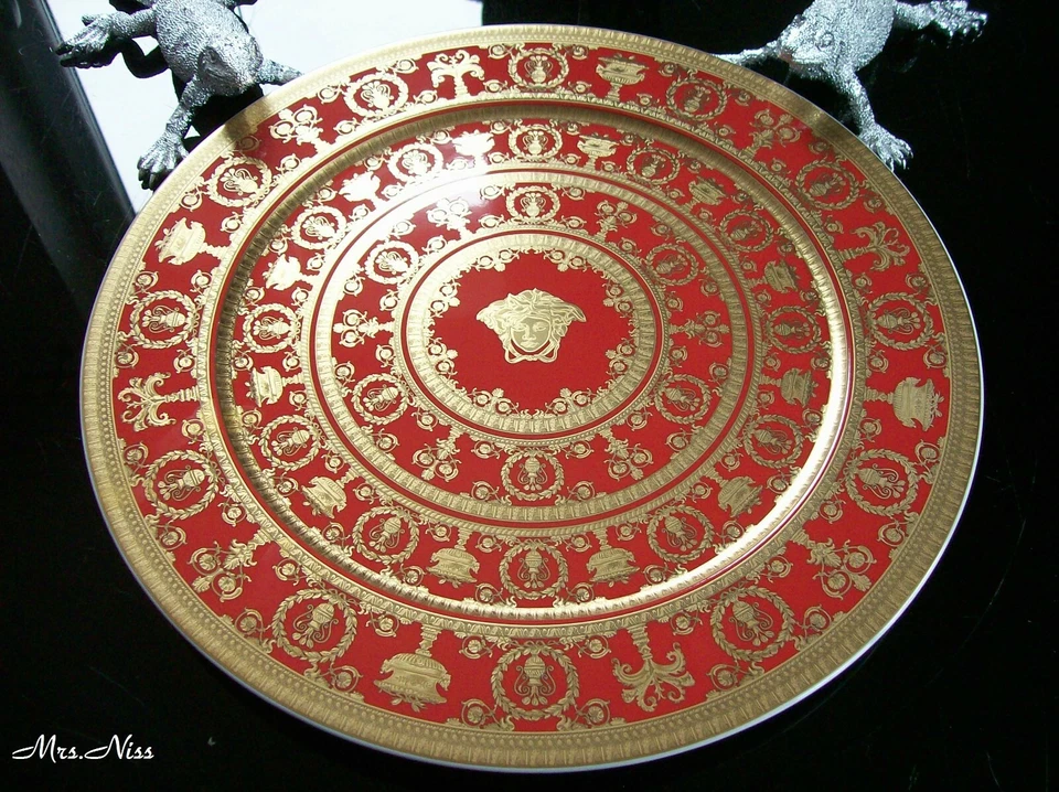 Rosenthal Versace I Love Baroque Rouge 1 x Platzteller 33 cm ***1 A NEUWARE***