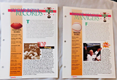 Record Book - Sports Heroes Sheet : Pick one