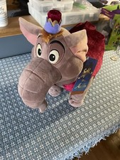 Disney Store Parks Aladdin Elephant Monkey Abu Plush Stuffed Animal NWT 13.5