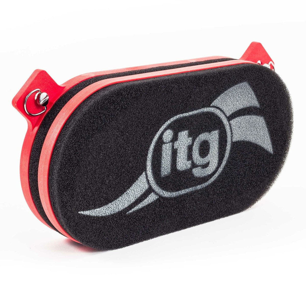 ITG Megaflow Luftfilter Für Kleinen Doppelvergaser – 100 Mm Innenhöhe, Gewölbt Oben, JC-40/100D