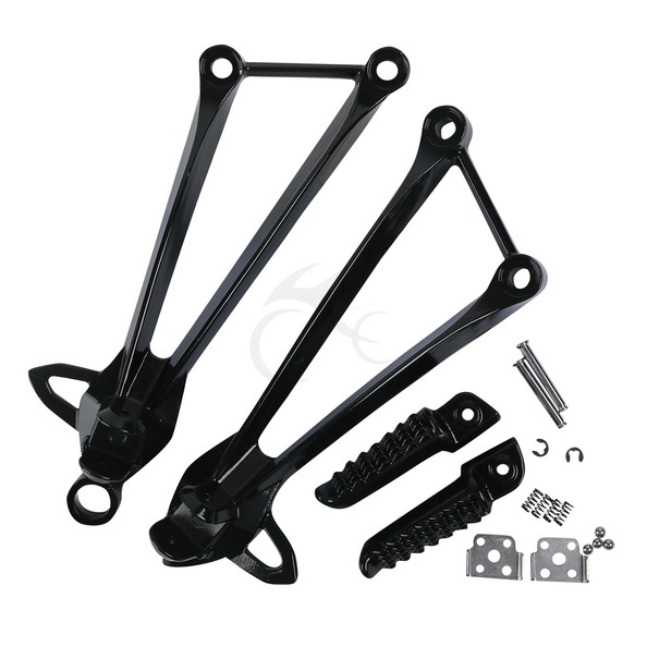 Passenger Footpegs Pegs Bracket Fit For Kawasaki Ninja ZX6R Passenger Footpegs Pegs Bracket Fit For Kawasaki Ninja ZX6R
