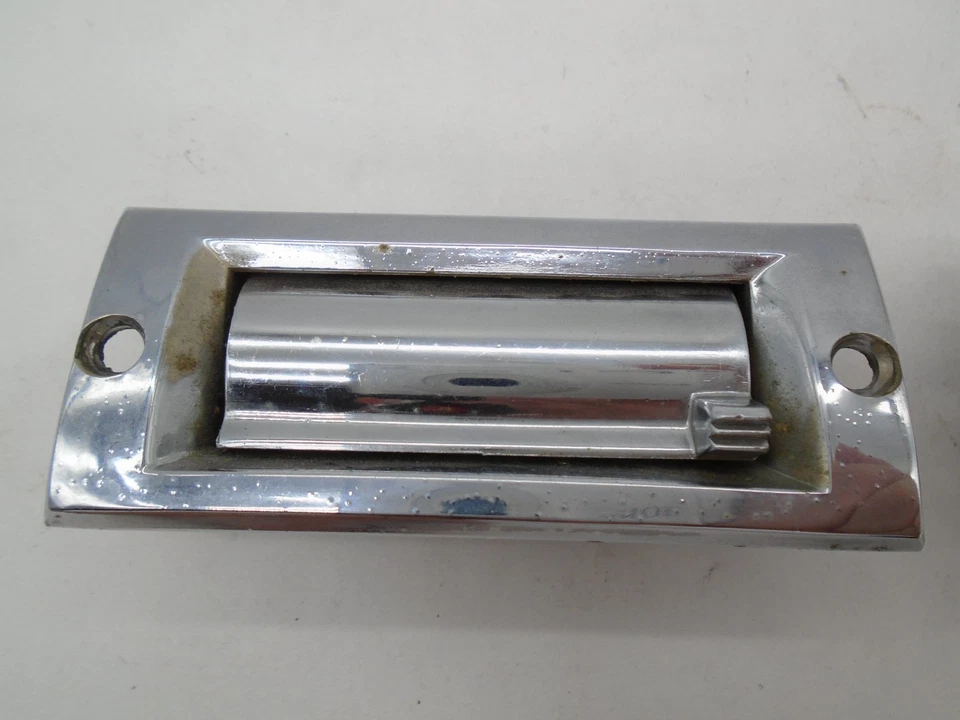 1957 Oldsmobile Upper Dash Trim AC Vents OEM 570329 (pitting) - Image 2 of 4