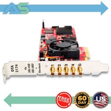DEKTEC DTA-2174 R2 QUAD 3G-SDI/ASI PCIe ADAPTER GENLOCK BROADCAST CAPTURE CARD