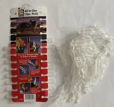 Lites-Up All-In-One C-7/C-9 or Miniature Light Clips, Lot of 52