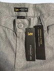Lee Wrinkle Free Wrinkle Resistant Relaxed Straight Leg Mid Rise Gray 34W — photo 4