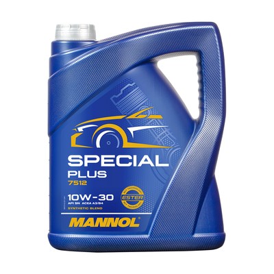 MANNOL 7512 SPECIAL PLUS SAE 10W-30 Motoröl, VW 50500, 50101, MB 229.1, 5 Liter