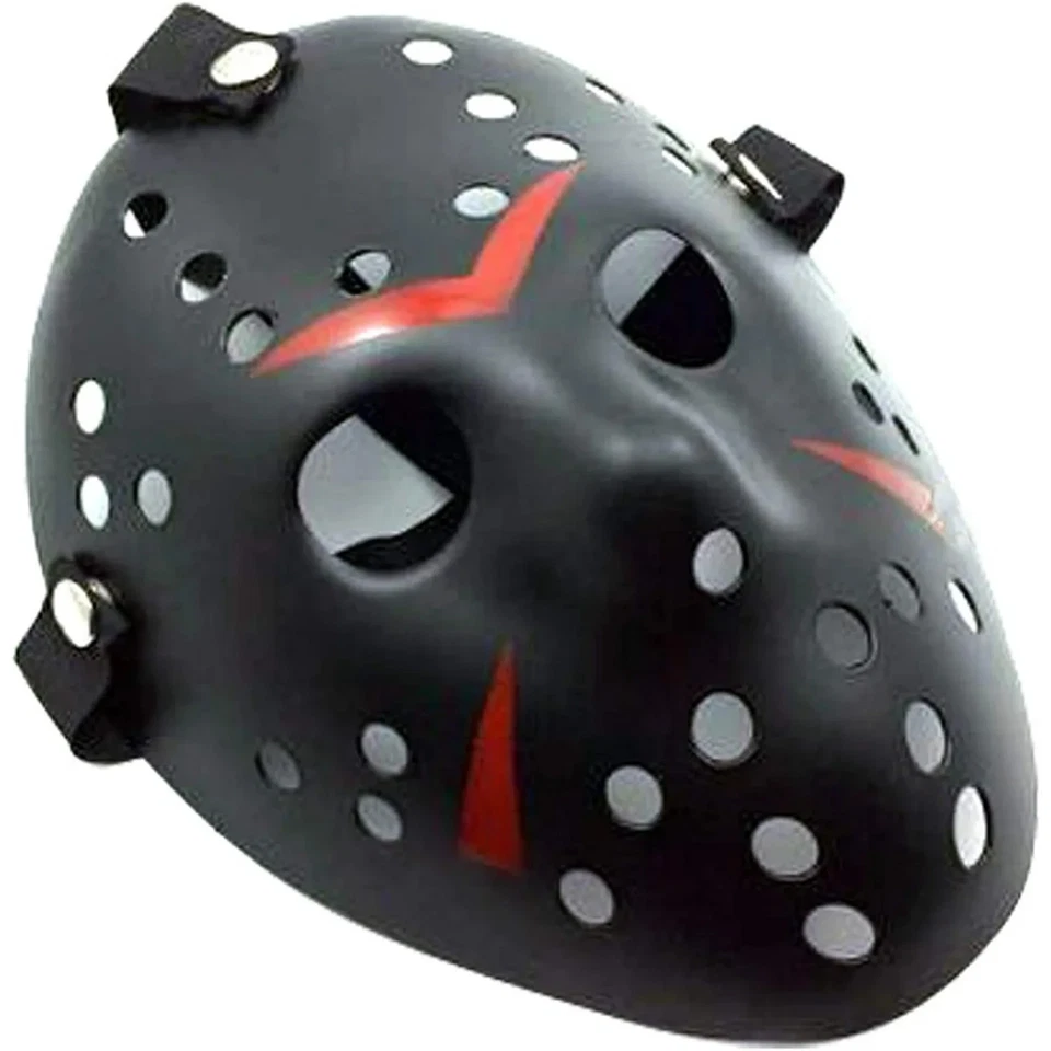 NEW Hockey Mask Face Mask Jason Mask Black Mask Scary Mask (1EA) - Image 2 of 4