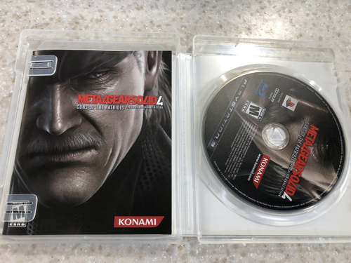 METAL GEAR SOLID 4 PLAYSTATION 3 GAME PLAY STATION DISCO SONY PS3 SONY NES HQ - Imagen 2 de 2