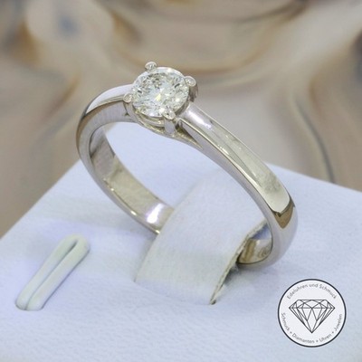 SONDERAKTION WERT 1880,- CHRIST Solitär Brillant 0,45ct Ring 585 Gold 14 KT XXYY