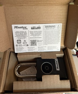 Master Lock 4401LHEC Bluetooth Padlock 11/32 x 2-7/32 in. BRAND NEW IN BOX