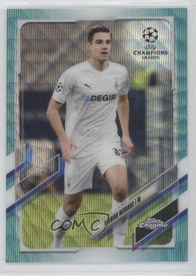 2020 Chrome UEFA Champions League Aqua Wave Refractor 7/199 Florian Neuhaus 0s9u