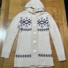 M.kllaessico Ladies Cardigan XL Beige 100 Acrylic