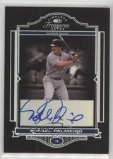 2004 Donruss Timeless Treasures Silver Signatures 10/10 Rafael Palmeiro Auto 0o9