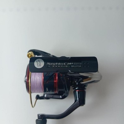 Sephia Ci4＋ C3000SHG Used SHIMANO Spinning reel 17 SEPHIA CI4+ C3000SHG 03713 Some