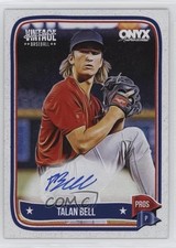 2024 Onyx Vintage Extended Auto Talan Bell #VATABE Auto 0j81